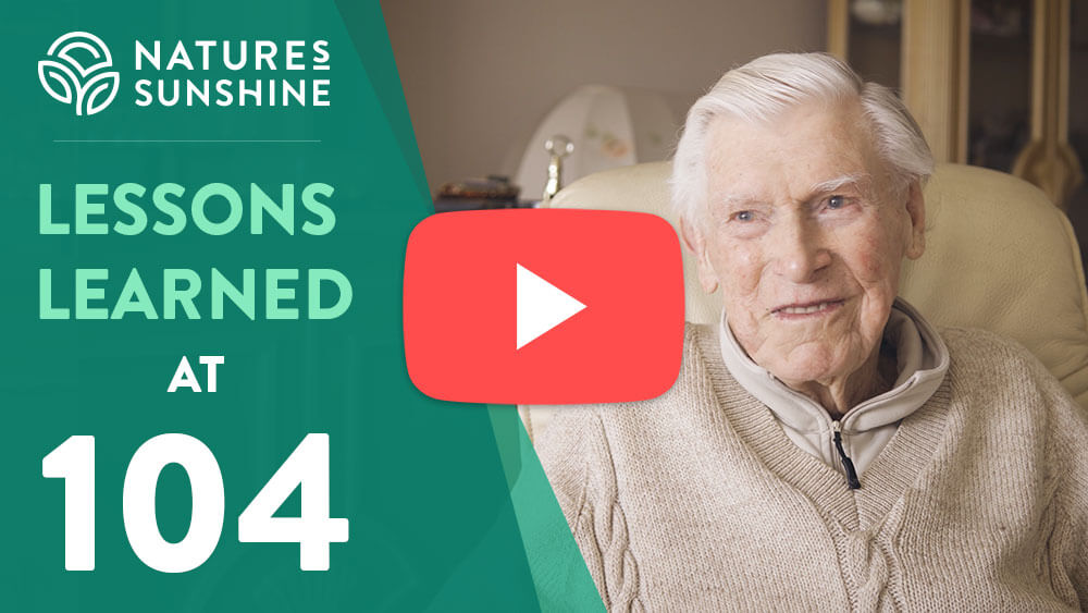 video interview with Wallace Edwards on lessons learned at 104 years of age