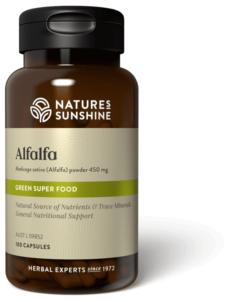 bottle of Nature's Sunshine Alfalfa