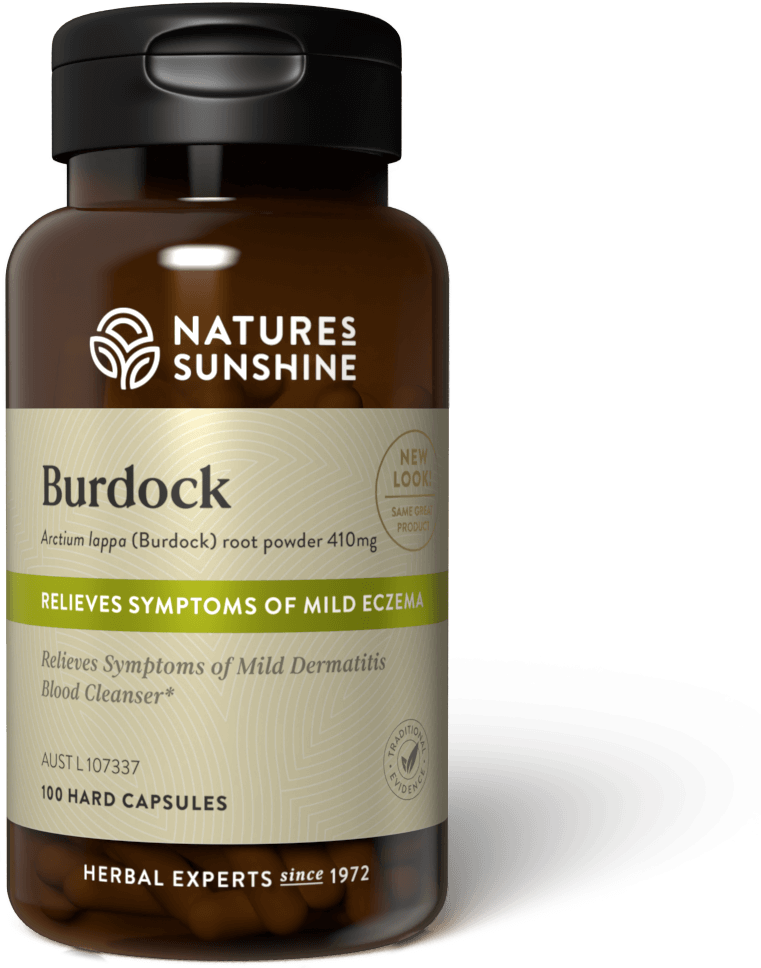 bottle of Nature's Sunshine Burdock
