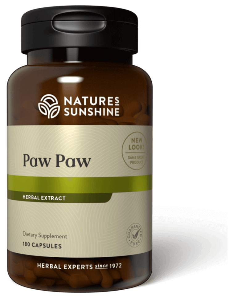 bottle of Nature's Sunshine Paw Paw