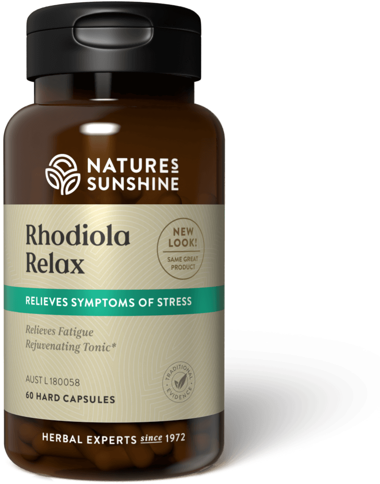 bottle of Nature's Sunshine Rhodiola Relax