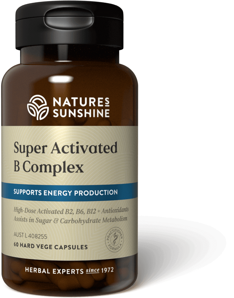 bottle of Nature's Sunshine Super Activated B Complex