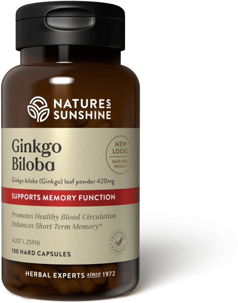 bottle of Nature's Sunshine Gingko Bilboa