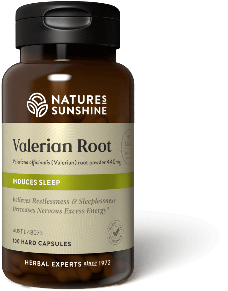 bottle of Nature's Sunshine Valerian Root