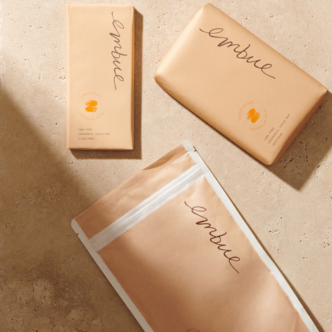 embue cacao products with new brand packaging