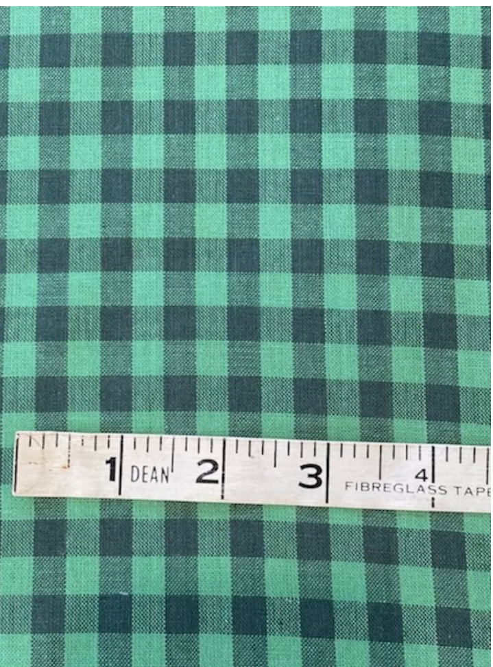 Fabric - Checks & Plaids - Bottle Green & Charcoal Woven Check – Tamborine  to Tilba