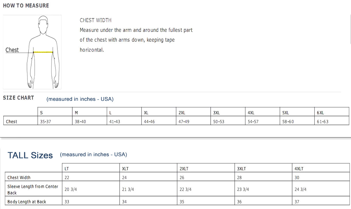 sizing chart