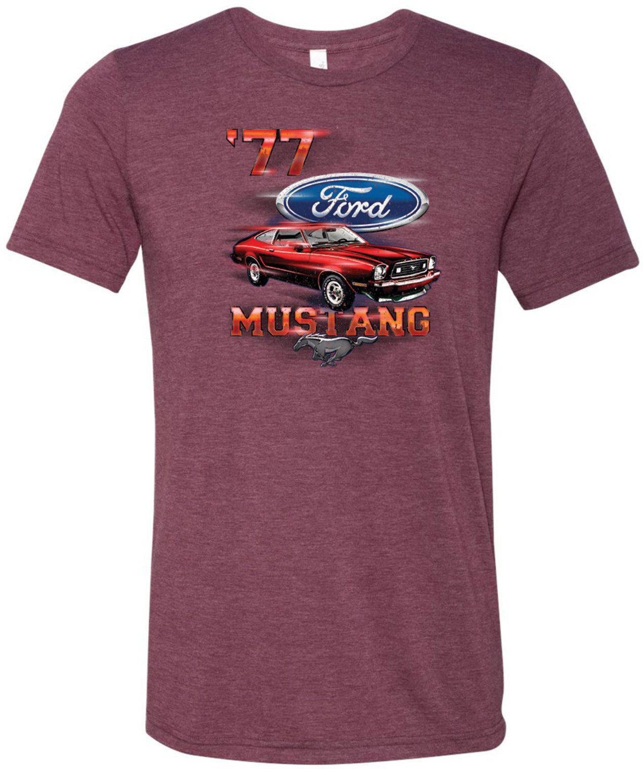 Ford T-shirt 1977 Mustang Tri Blend Tee