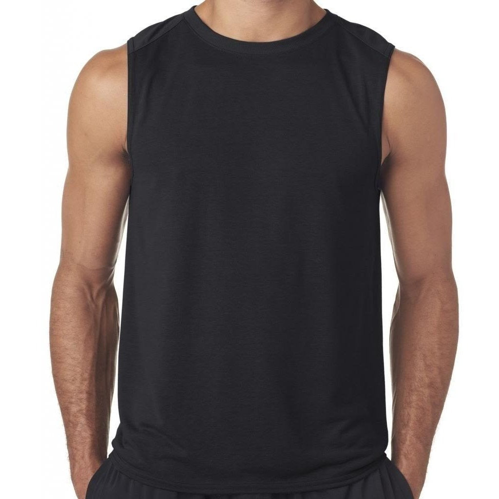 Yoga Clothing for You Mens Moisture-wicking Muscle Tank Top