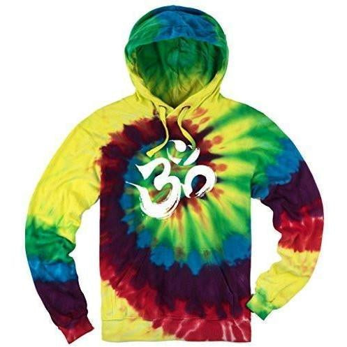 Mens Tie Dye Brushstroke AUM Hoodie