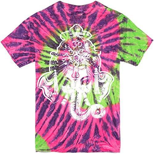 Mens Big Ganesha Tie Dye Tee