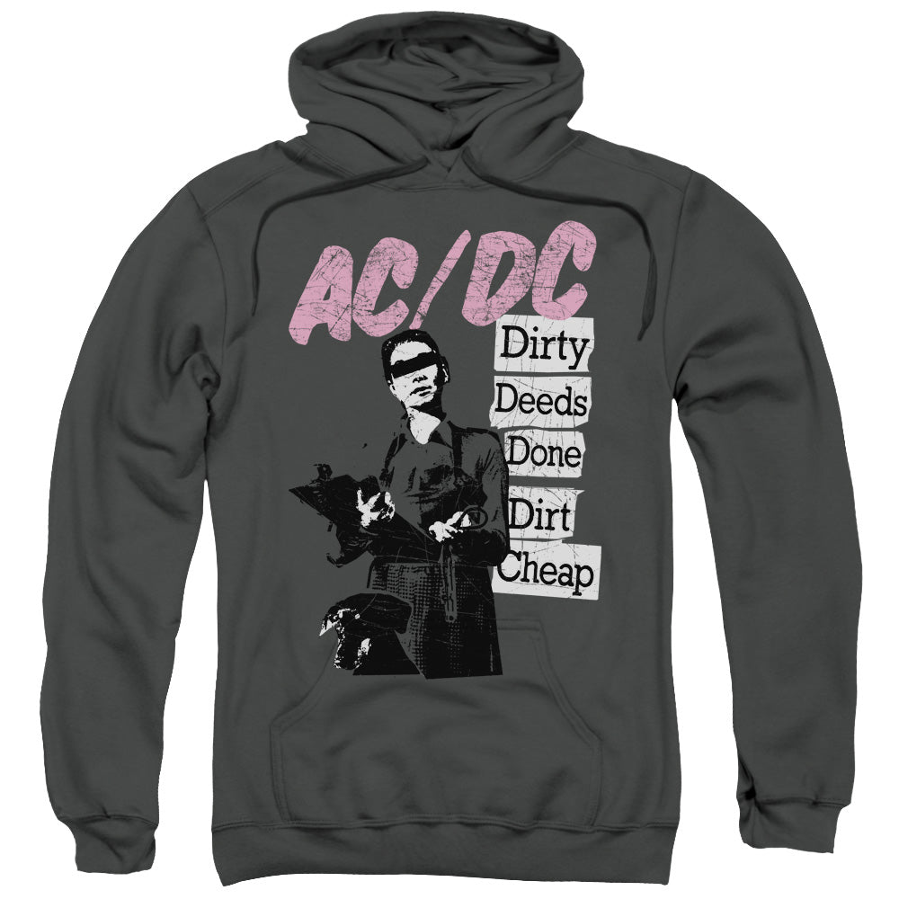 AC/DC Dirty Deeds Done Dirt Cheap Charcoal Pullover Hoodie