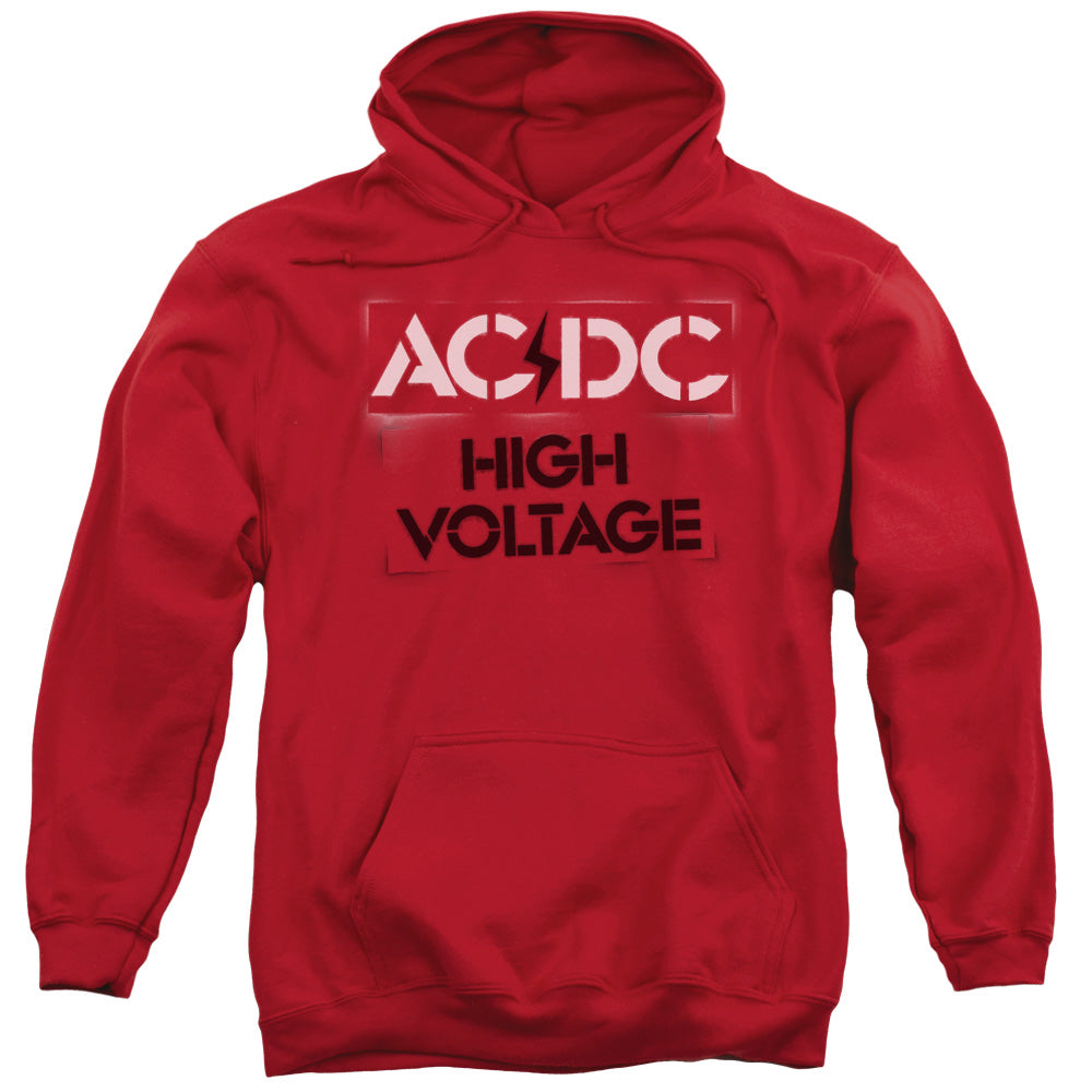 AC/DC High Voltage Red Pullover Hoodie