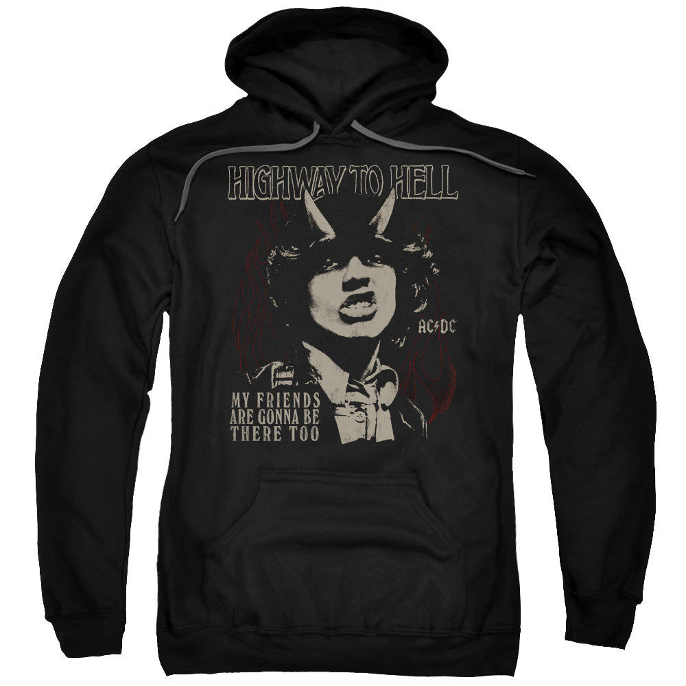 AC/DC Highway to Hell My Friends Black Pullover Hoodie