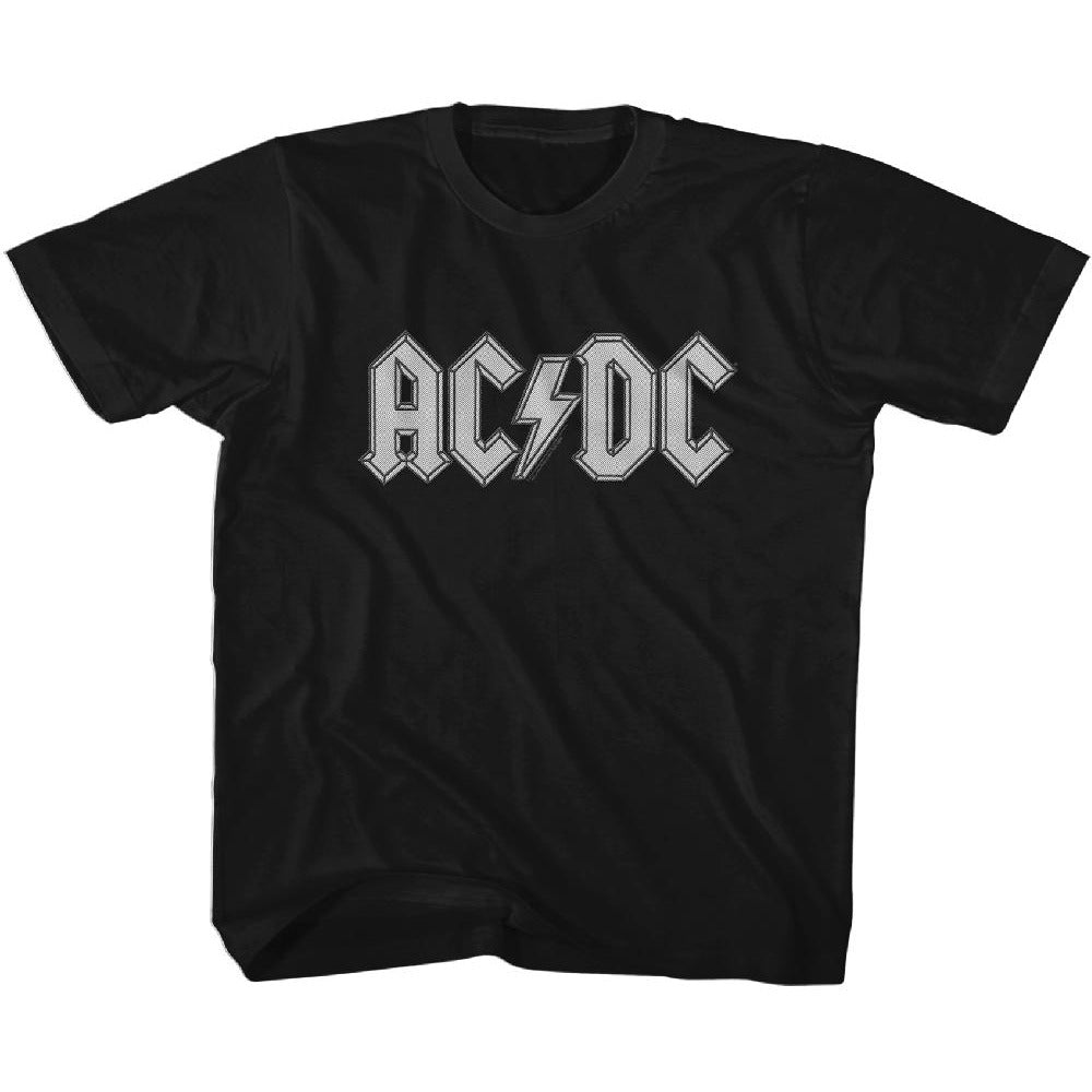 AC/DC Toddler T-Shirt Patch Look Logo Black Tee