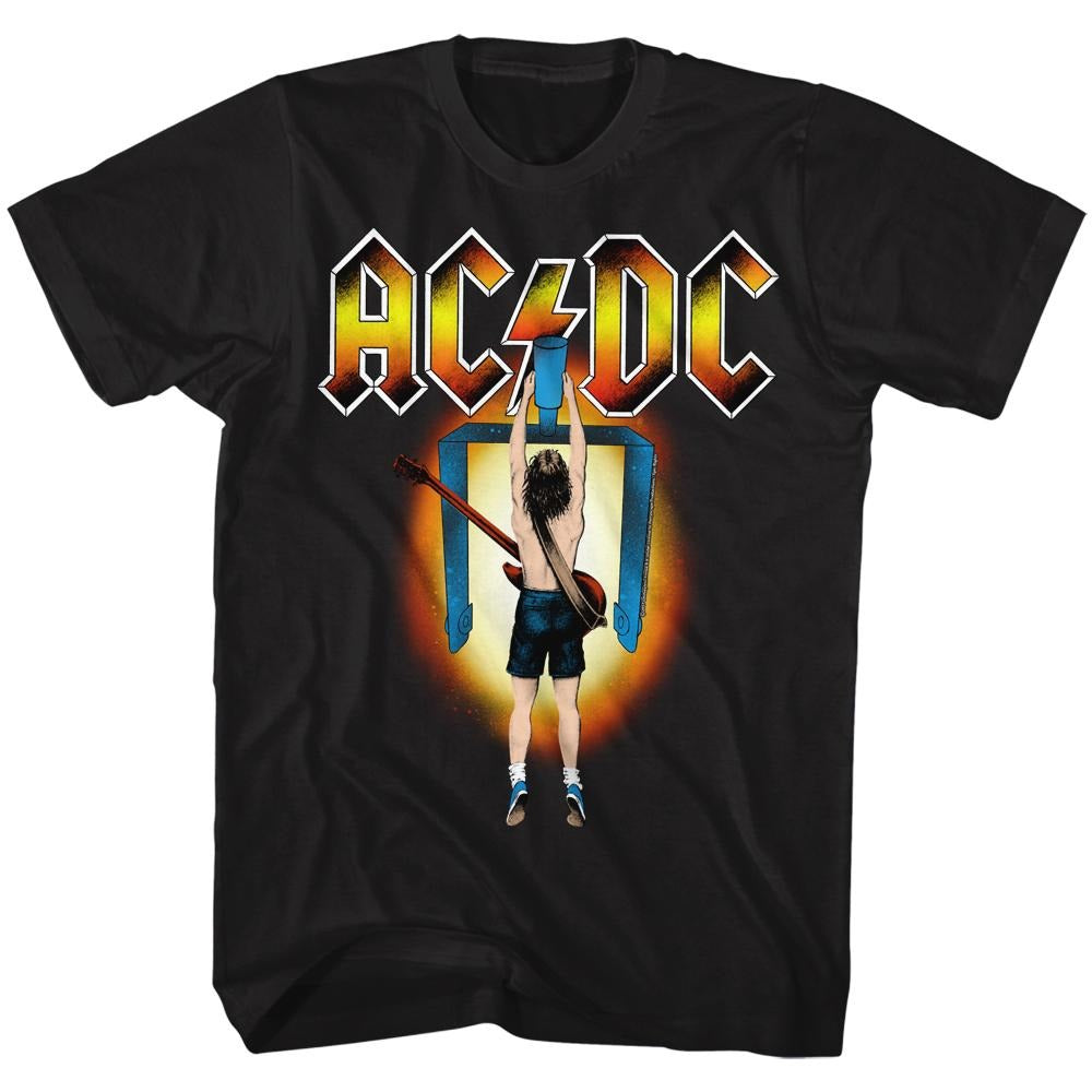 AC/DC T-Shirt Flick Of The Switch Colorful Black Tee