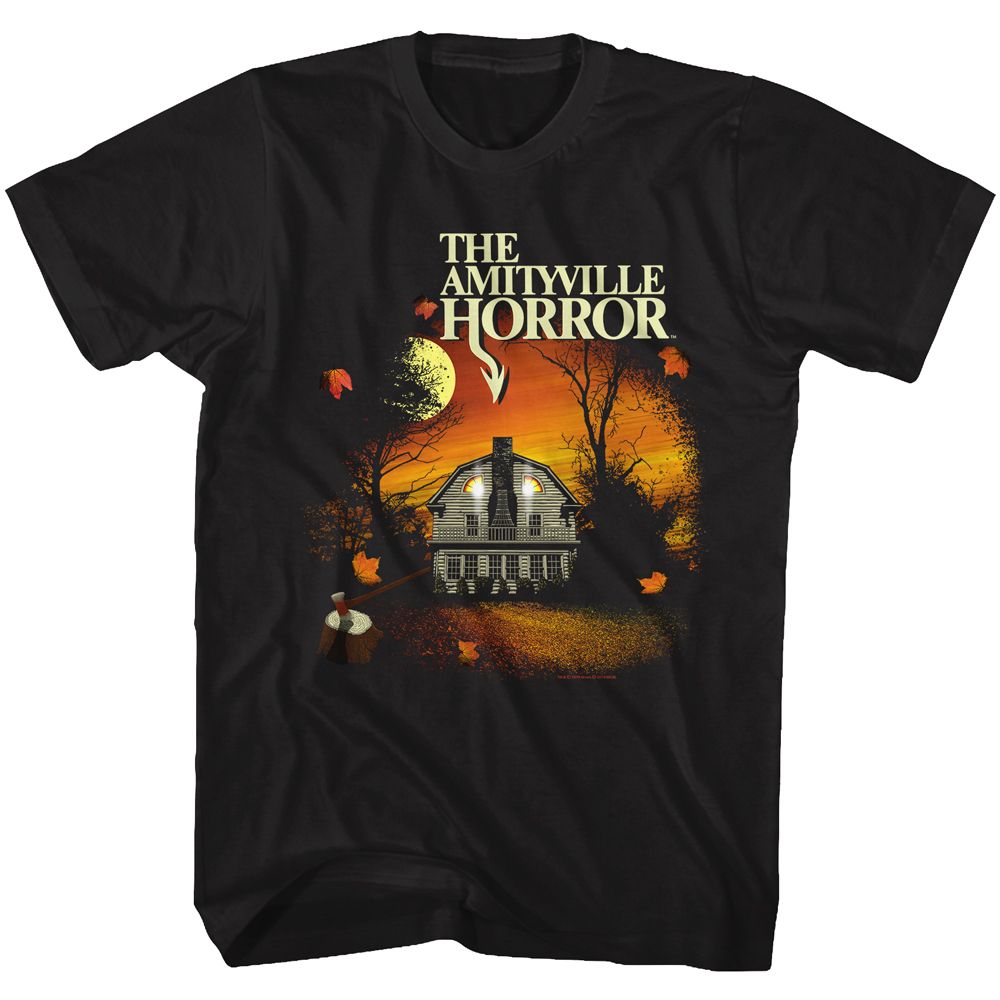 Amityville Horror Tall T-Shirt House Black Tee