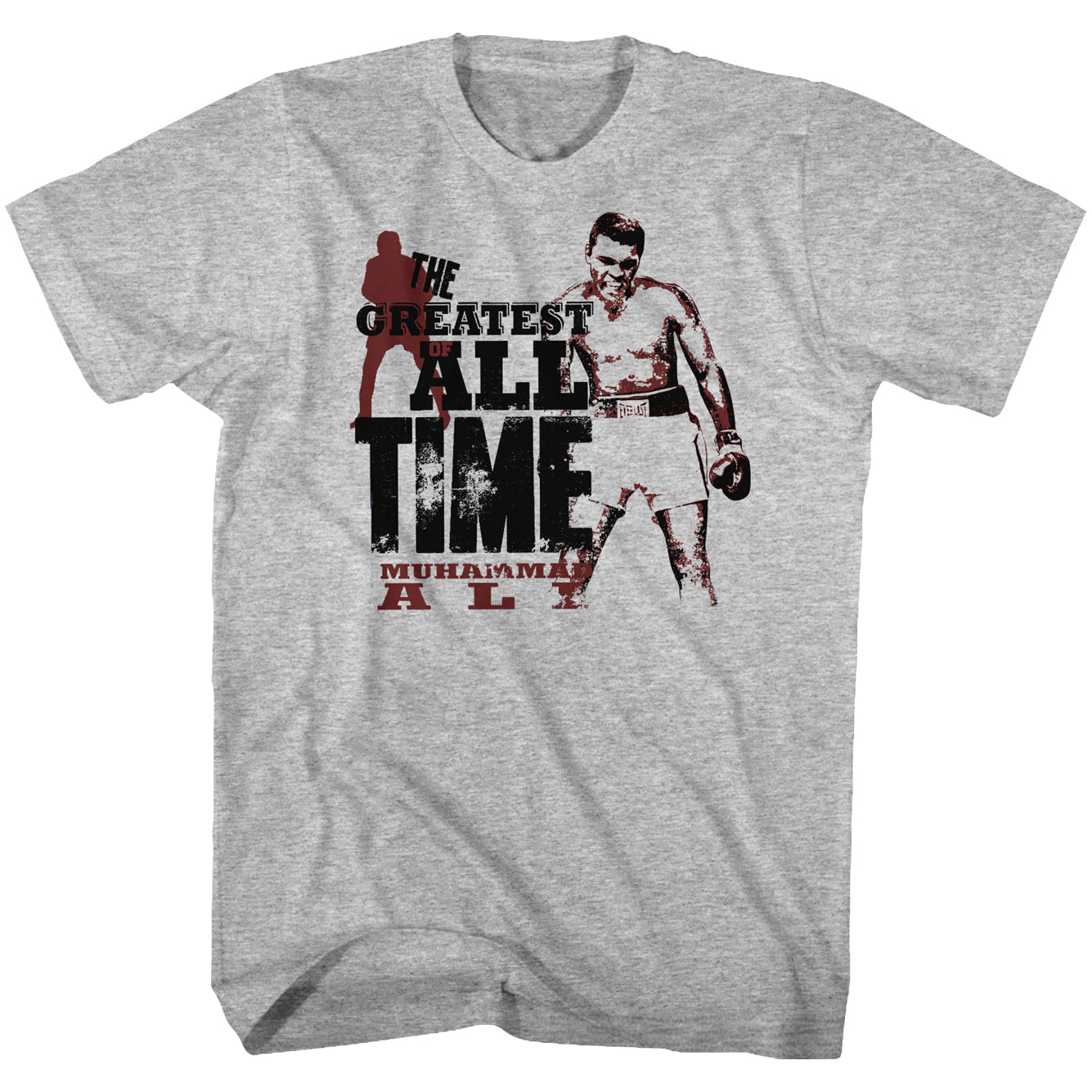 Muhammad Ali T-Shirt Greatest Of All Time Heather Tee