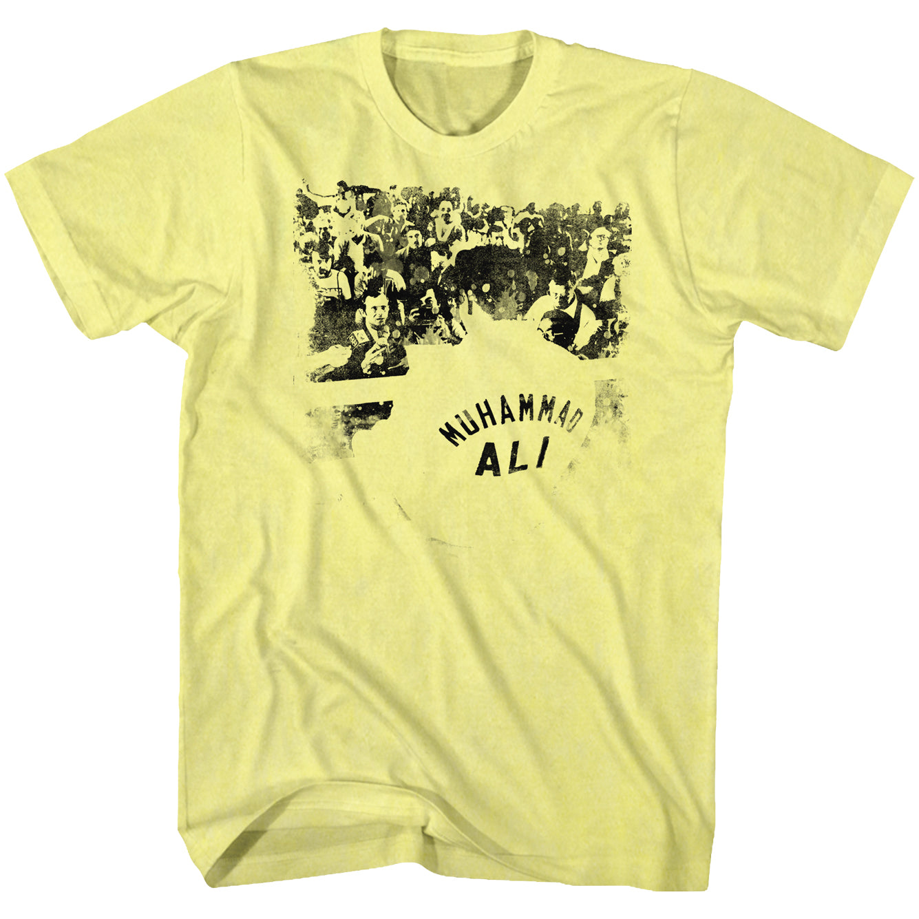 Muhammad Ali T-Shirt Ringside Yellow Heather Tee