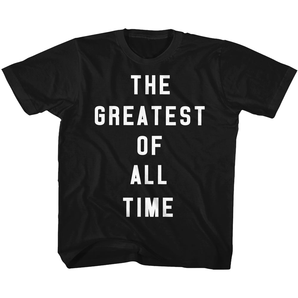 Muhammad Ali Kids T-Shirt Greatest Of All Time Black Tee