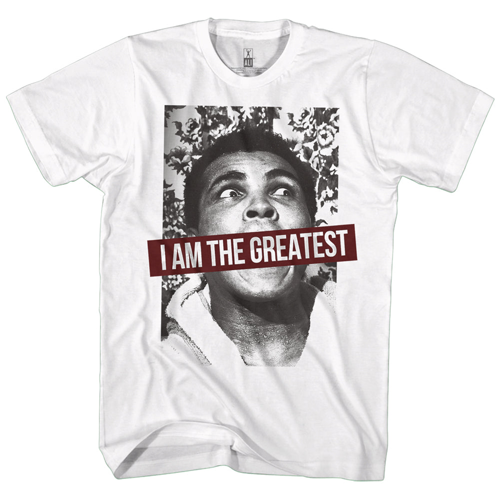 Muhammad Ali T-Shirt I Am The Greatest Poster White Tee