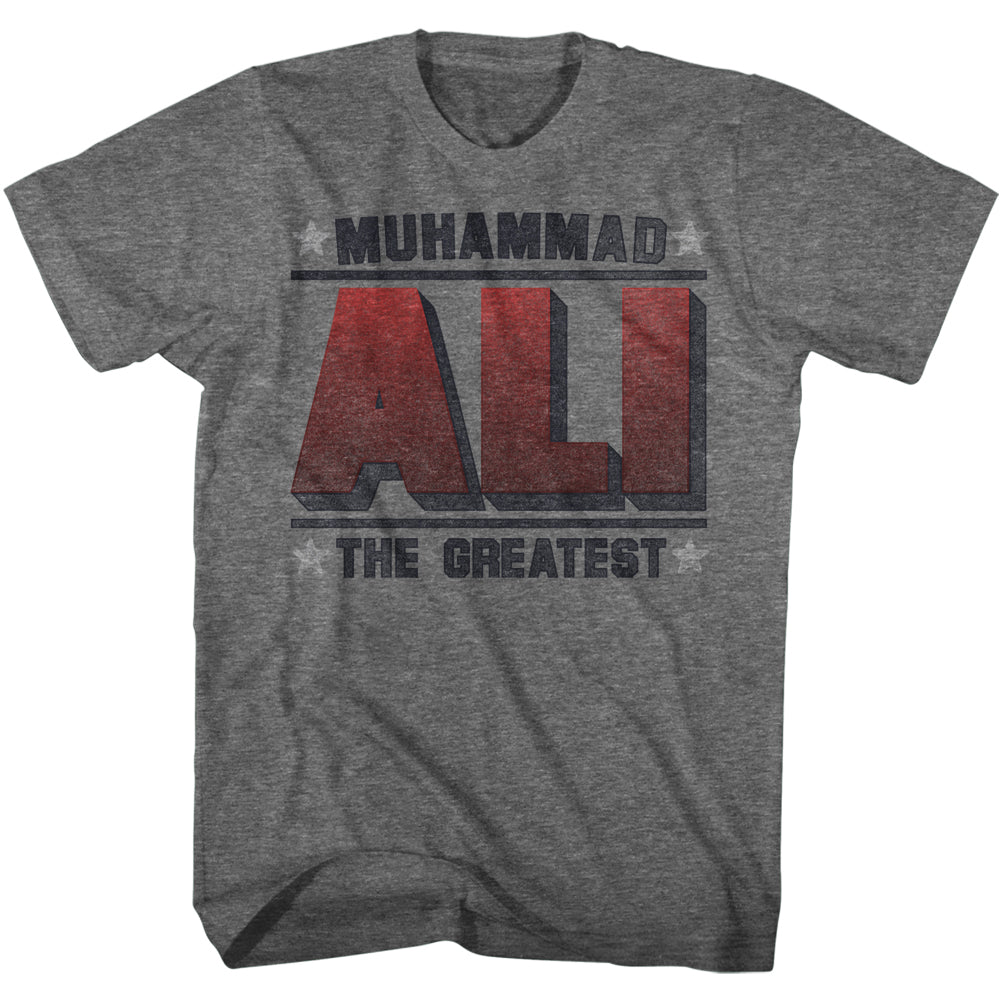 Muhammad Ali T-Shirt The Greatest Distressed Heather Tee