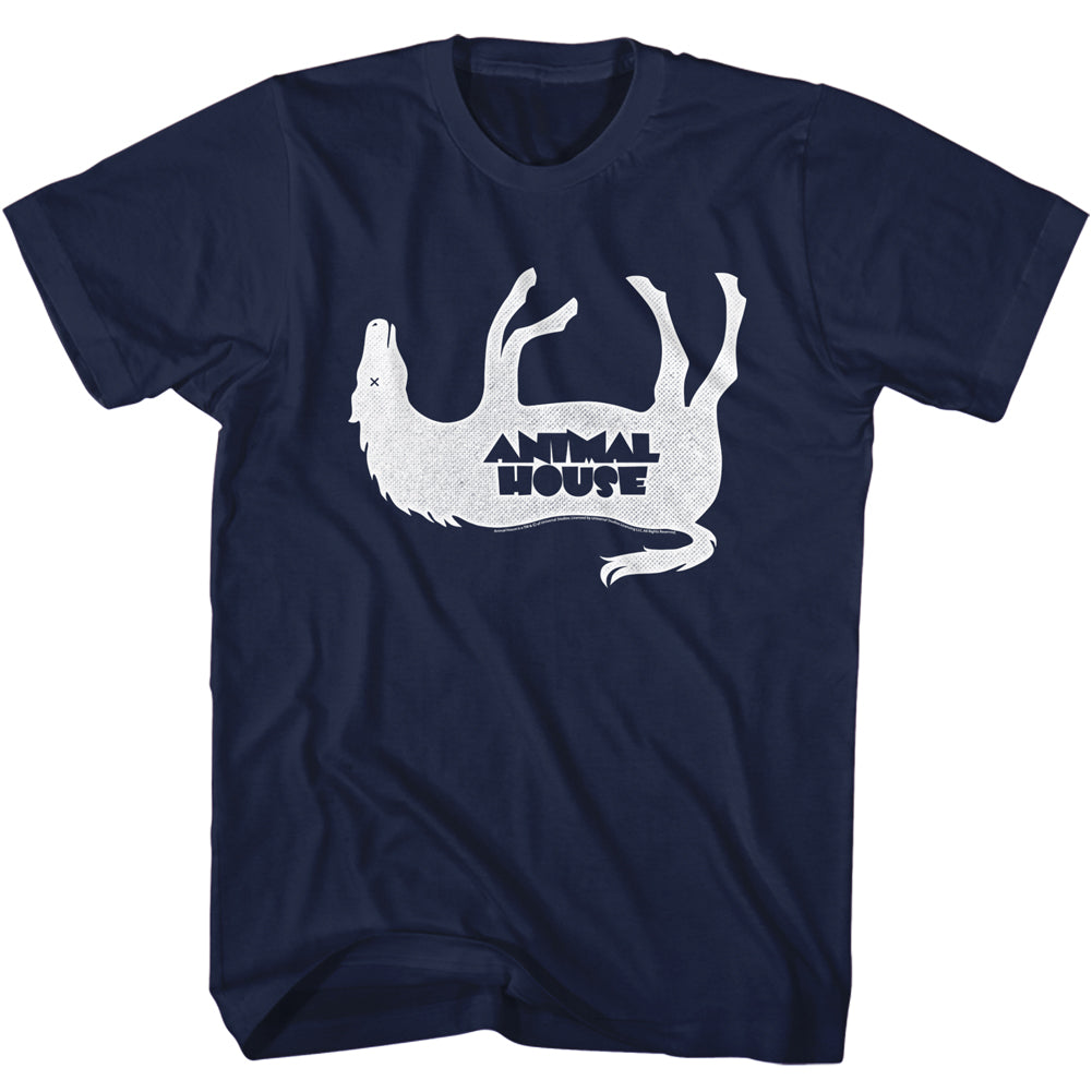 Animal House T-Shirt Horsey Prank Gone Wrong Navy Tee