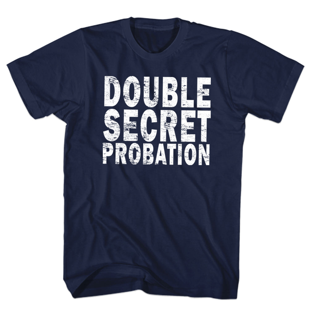 Animal House Tall T-Shirt Double Secret Probation Navy Tee