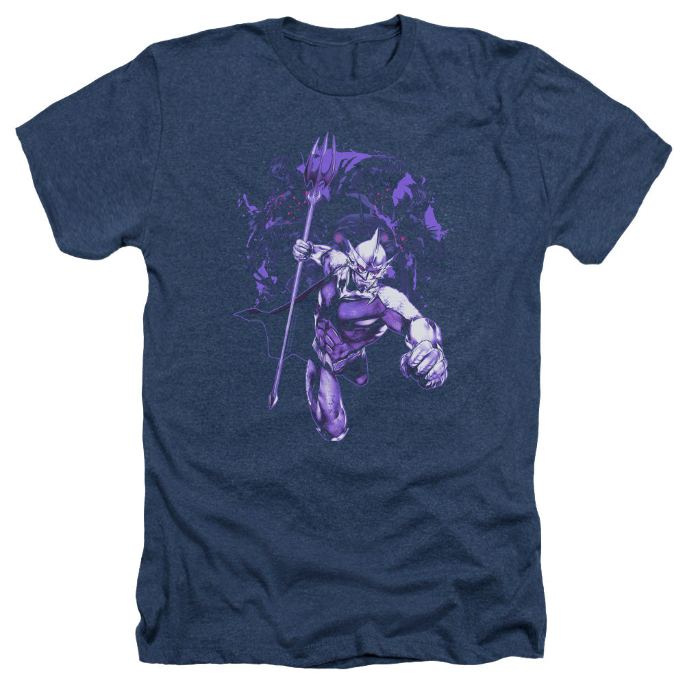 Aquaman Movie Heather T-Shirt Villain Ocean Master Navy Tee