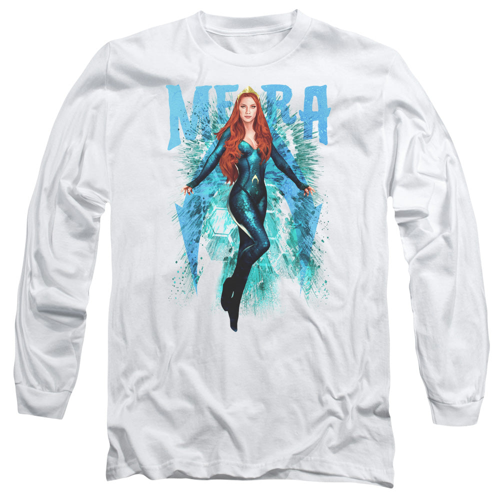 Aquaman Movie Long Sleeve T-Shirt Mera White Tee