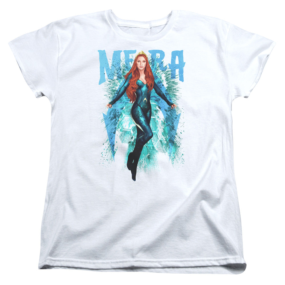 Aquaman Movie Womens T-Shirt Mera White Tee