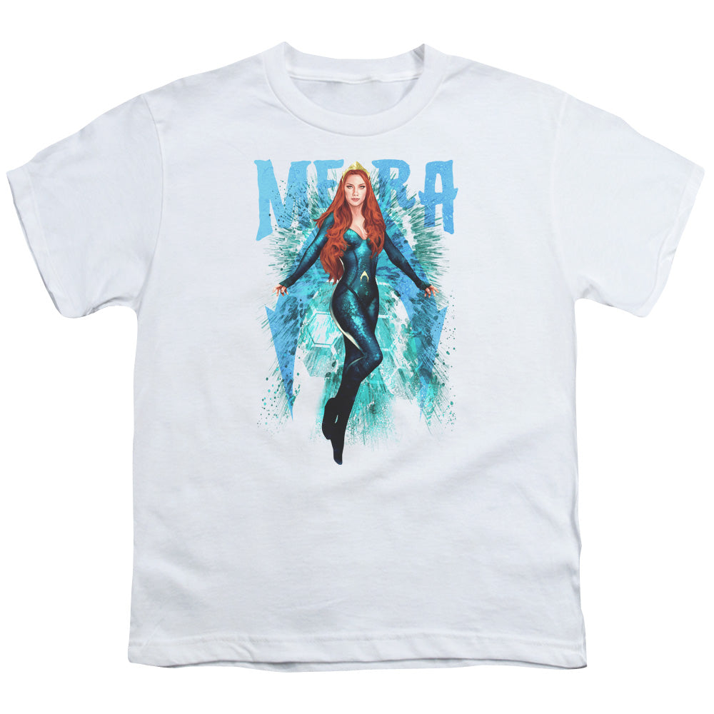 Aquaman Movie Kids T-Shirt Mera White Tee