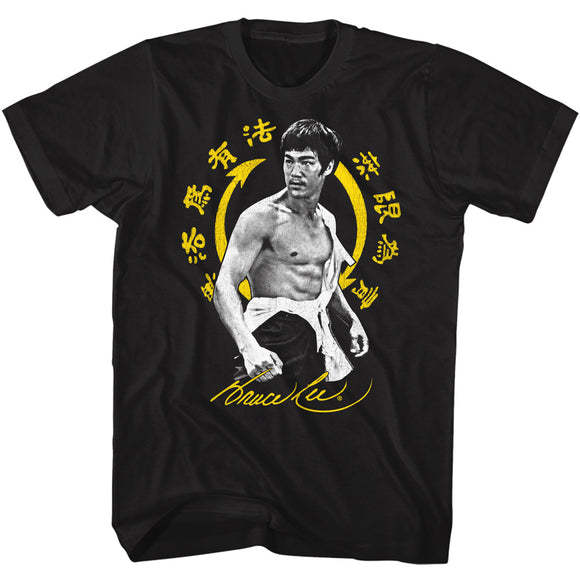 Bruce Lee Core Symbol Black Tall T-shirt