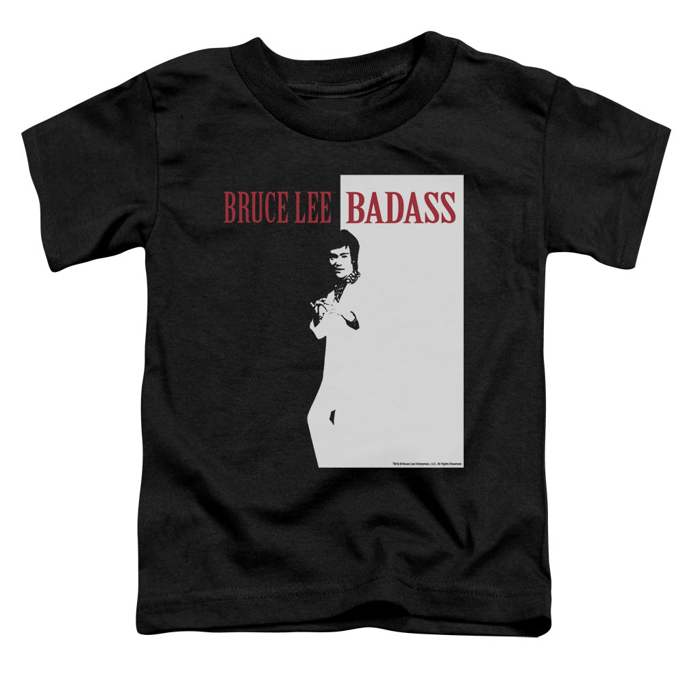 Bruce Lee Toddler T-Shirt Badass Black Tee