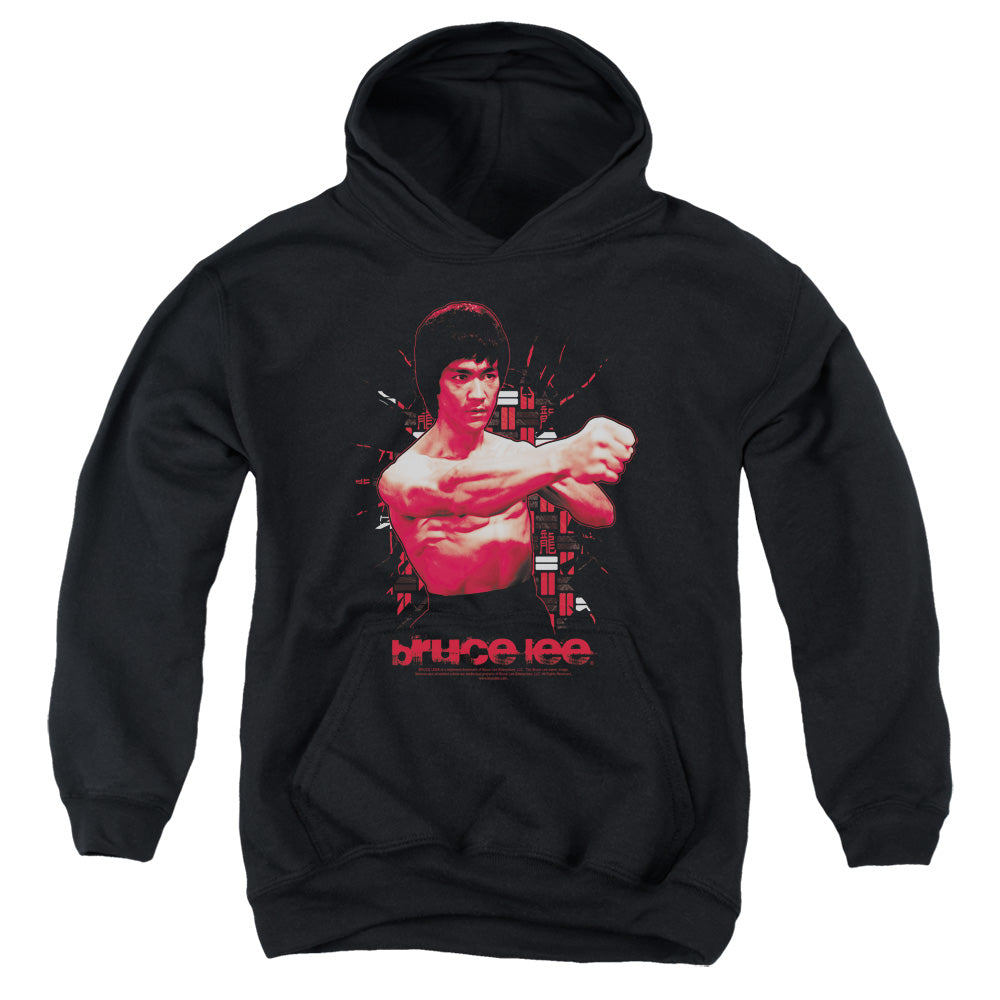 Kids Bruce Lee Hoodie Shattering Fist Youth Hoodie