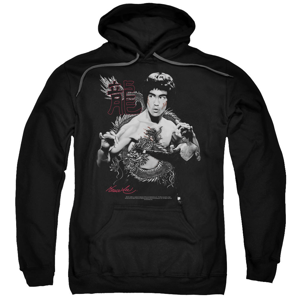 Bruce Lee Hoodie The Dragon Two Poses Hoody