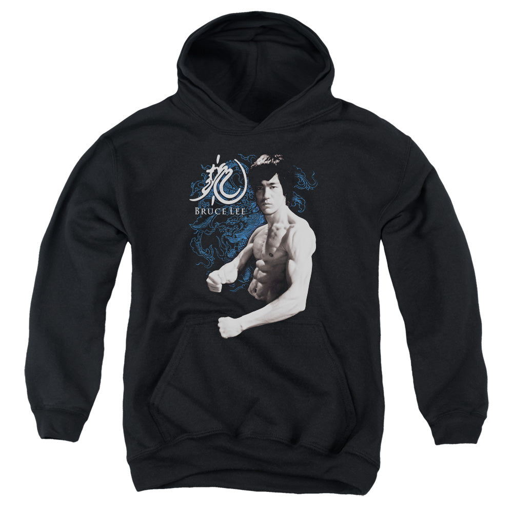 Bruce Lee Kids Hoodie Dragon Stance Black Hoody