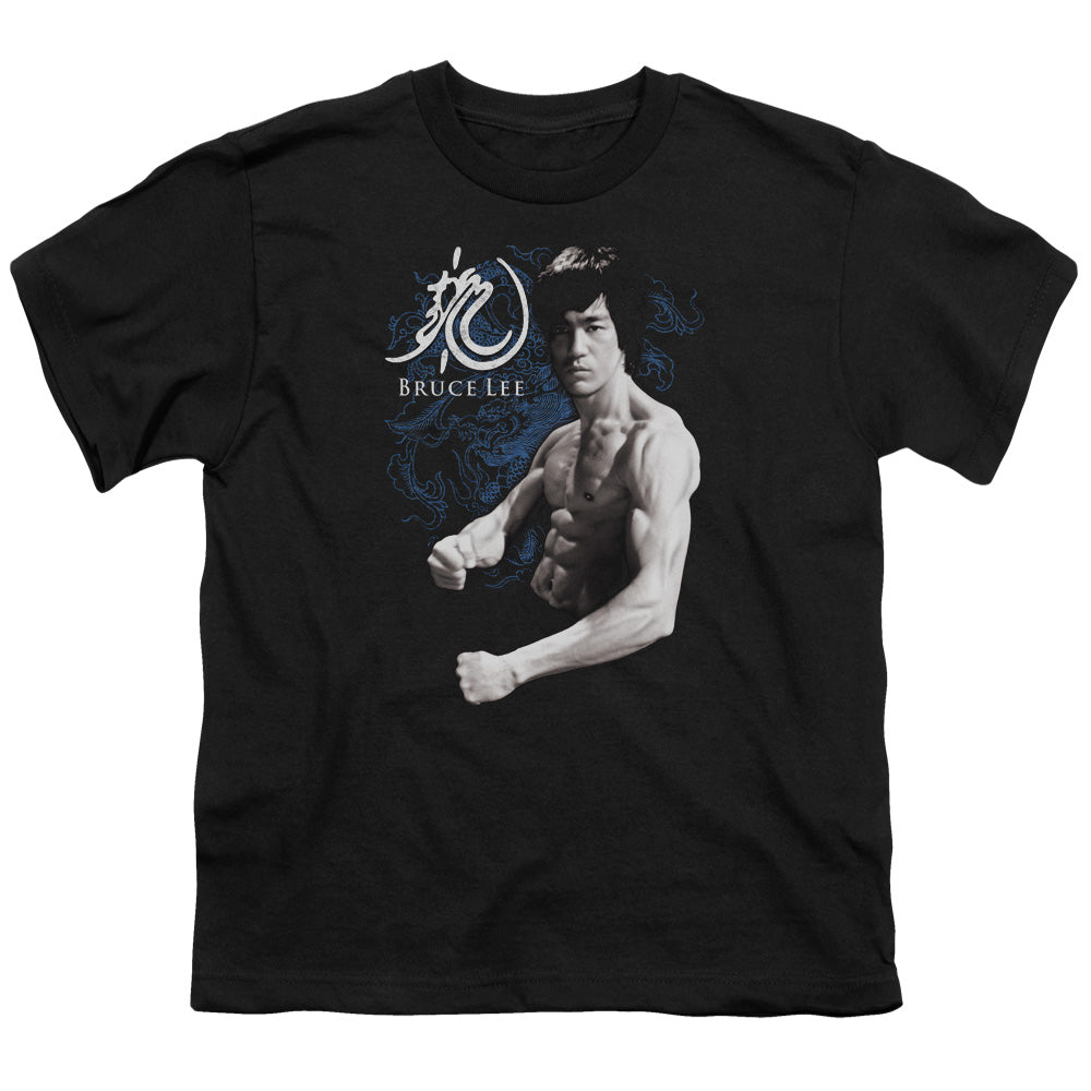 Bruce Lee Kids T-Shirt Dragon Stance Black Tee