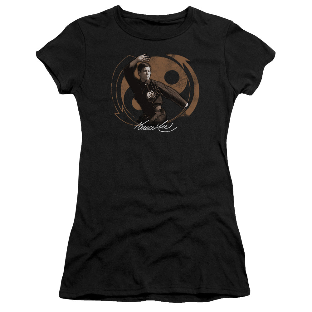 Bruce Lee Juniors T-Shirt Yin Yang Black Premium Tee