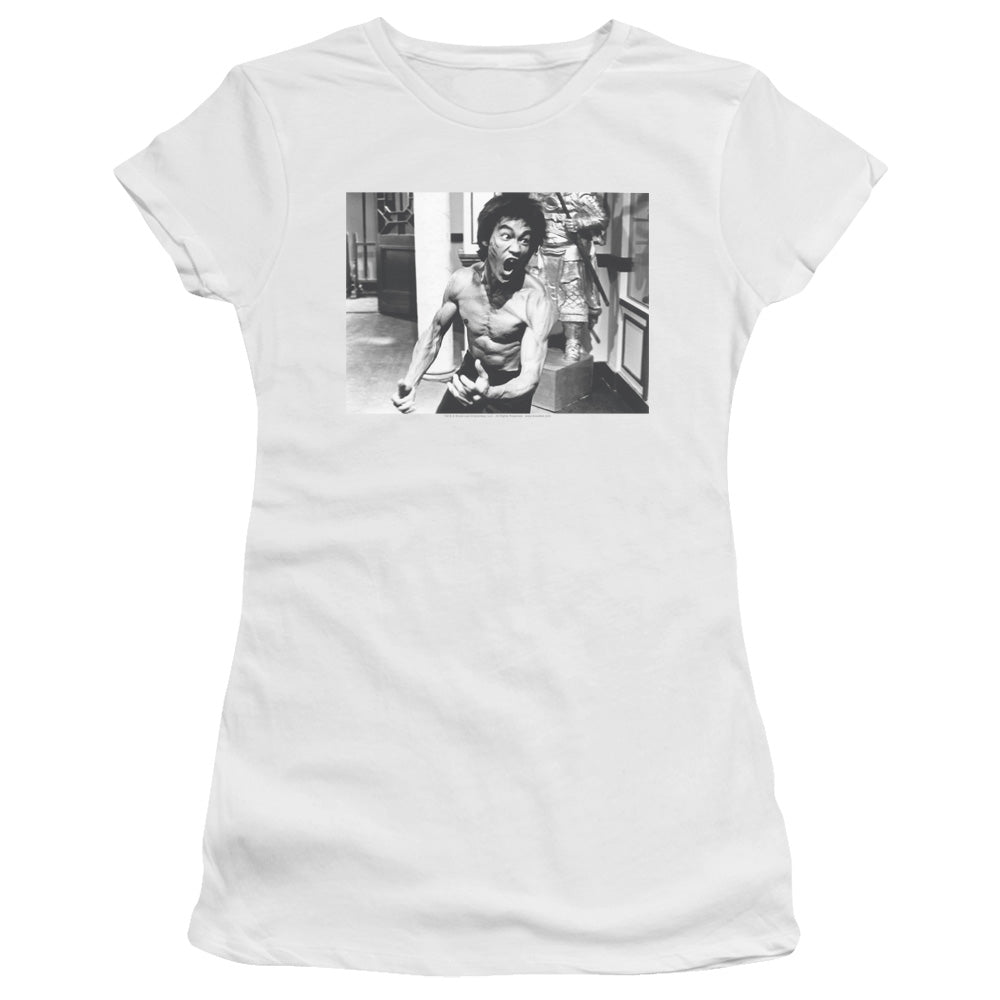 Bruce Lee Juniors T-Shirt Full of Fury White Tee