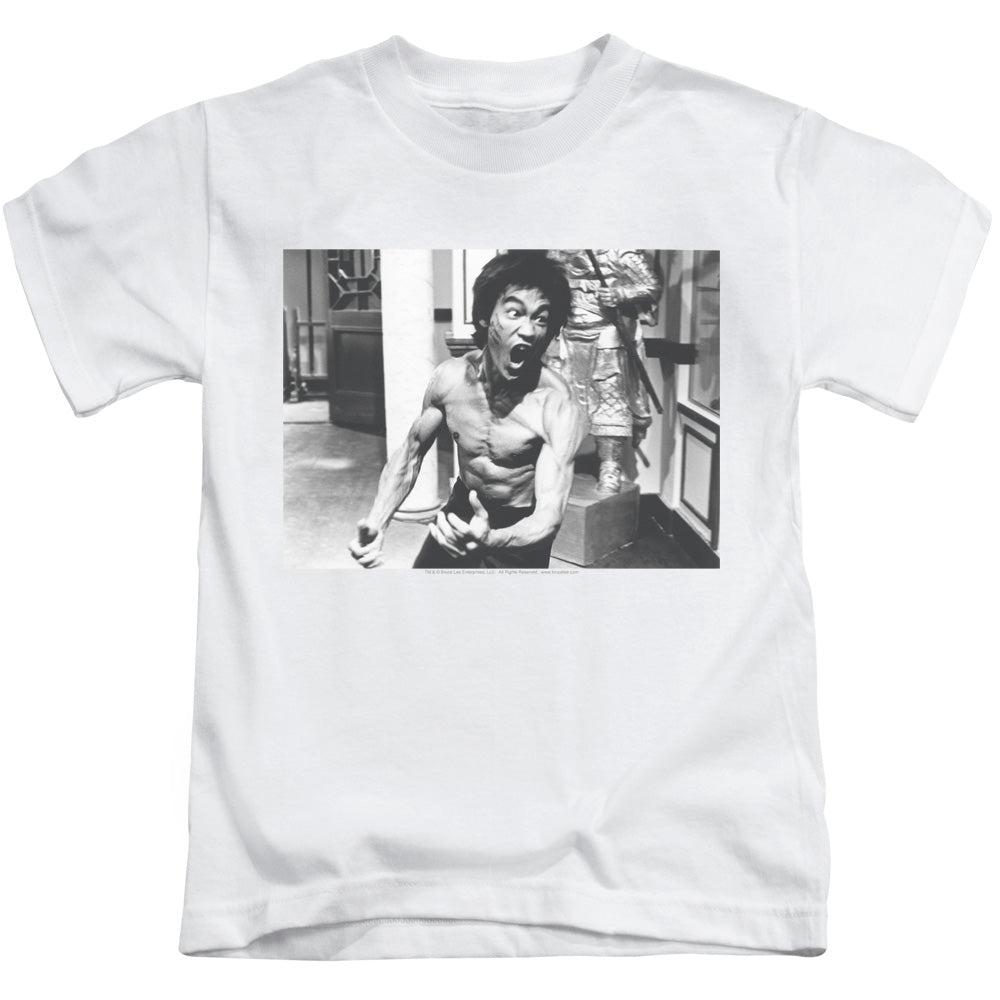 Bruce Lee Boys T-Shirt Full of Fury White Tee