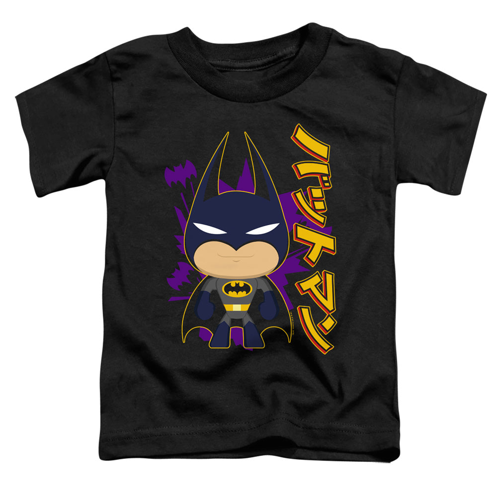 Batman Toddler T-Shirt Cartoon Kanji Black Tee