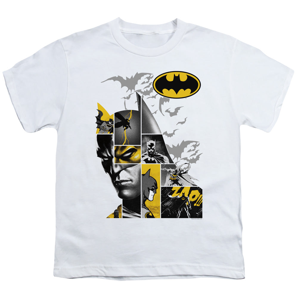 Batman Kids T-Shirt Collage White Tee