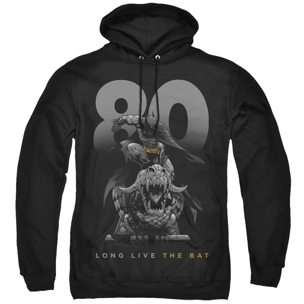 Batman Hoodie 80 Years Long Live The Bat Black Hoody