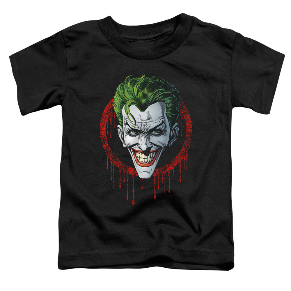 Batman Toddler T-Shirt Joker Drip Black Tee