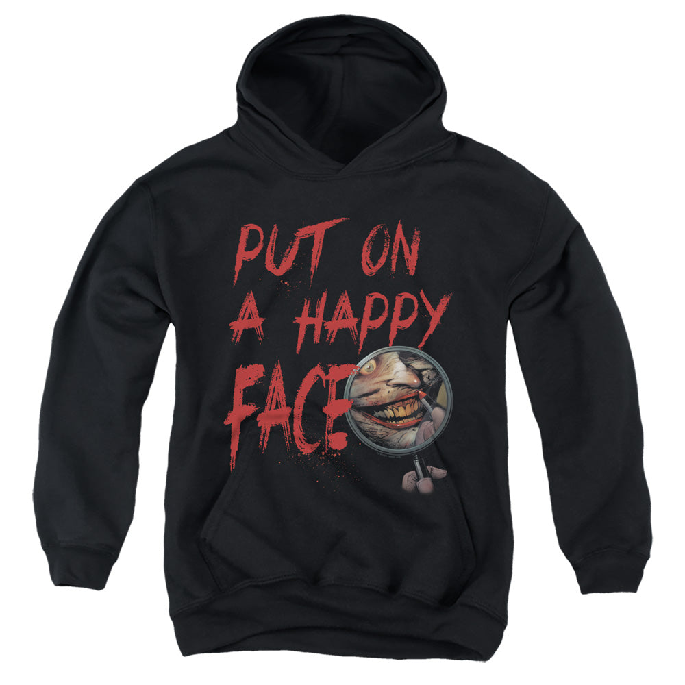 Batman Kids Hoodie Happy Face Black Hoody