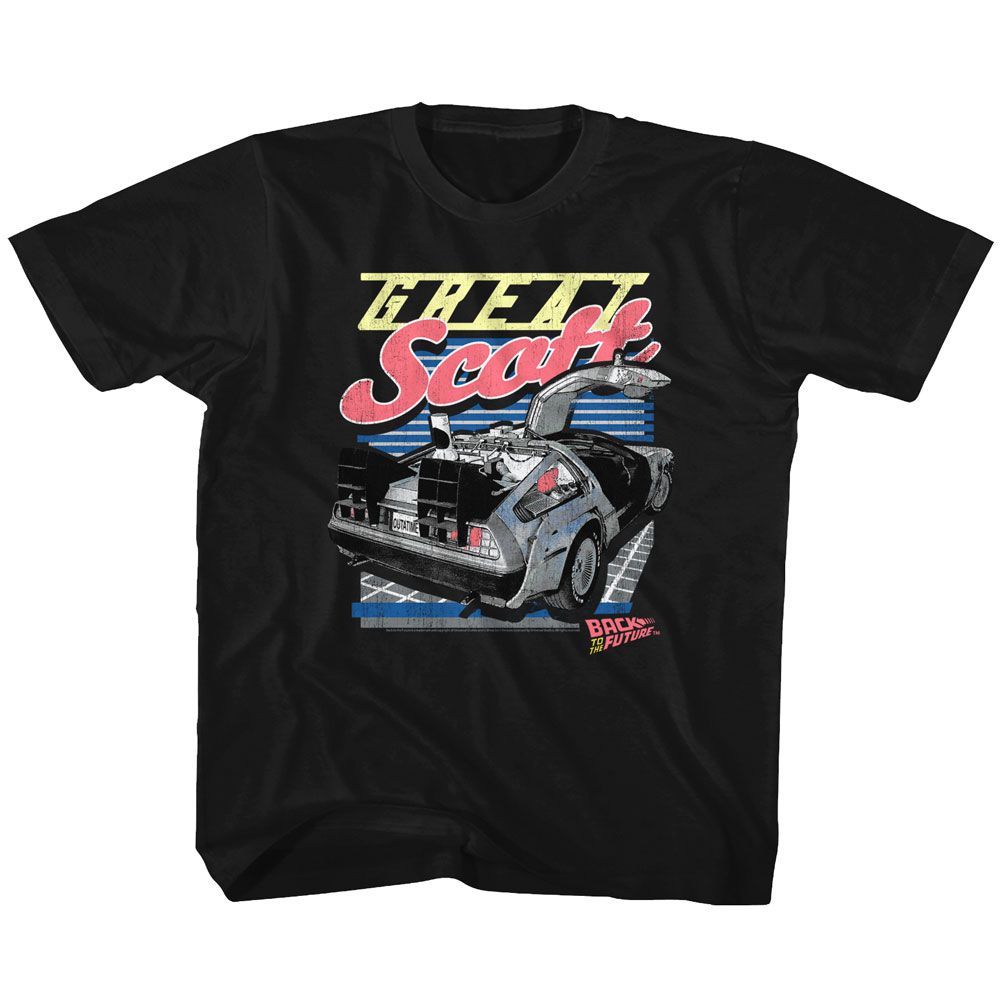 Back to the Future Kids T-Shirt Great Scott Tee