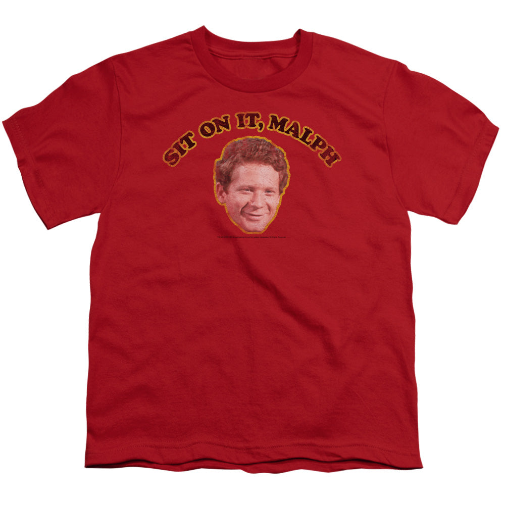 Happy Days Kids T-Shirt Sit On It Malph Red Tee