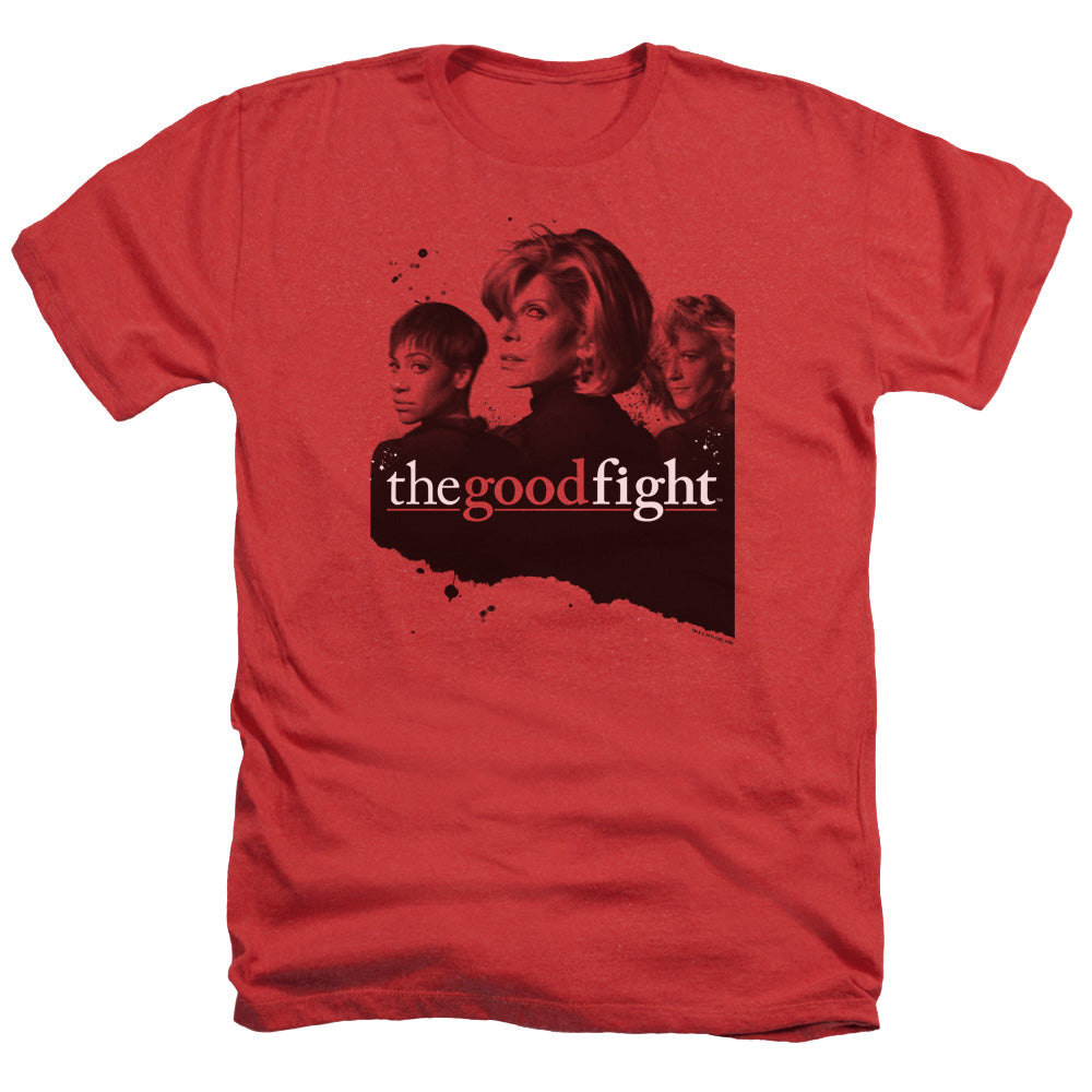 The Good Fight Heather T-Shirt Cast Red Tee