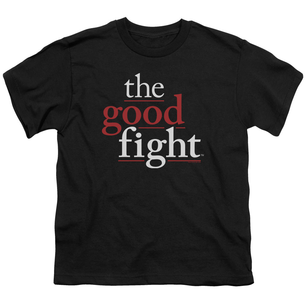 The Good Fight Kids T-Shirt Logo Black Tee